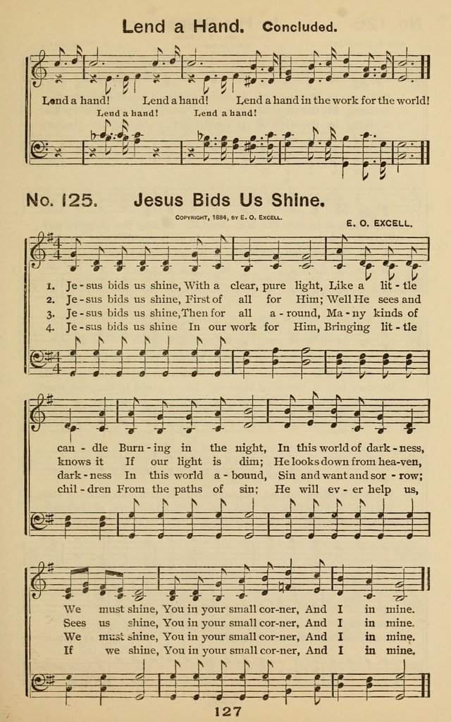 The Gospel Hymnal: for Sunday school and church work page 127