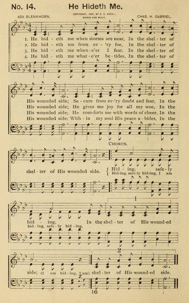 The Gospel Hymnal: for Sunday school and church work page 16