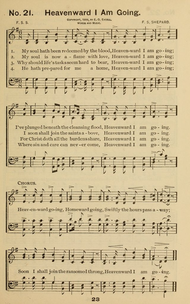 The Gospel Hymnal: for Sunday school and church work page 23