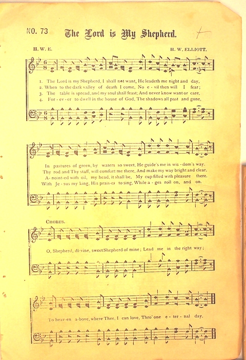 Glad Hosannas: a winnowed collection of new and old songs for Christian work and worship page 83