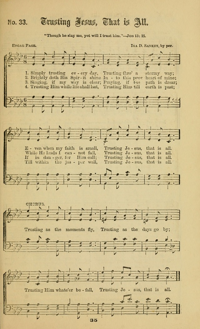 Gospel Hymns No. 2: as used by them in gospel meetings page 35