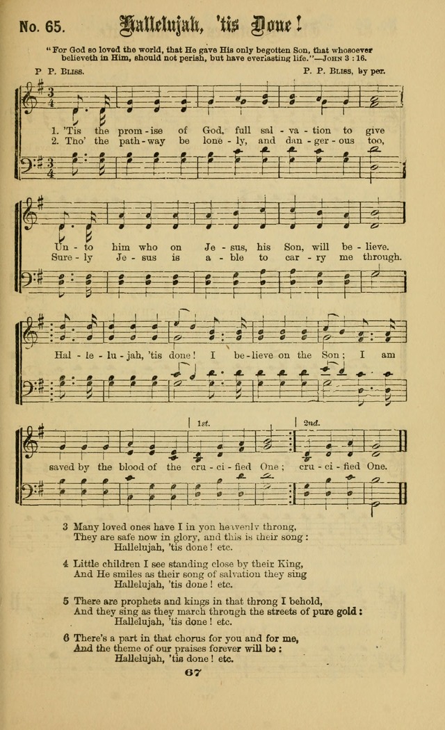 Gospel Hymns No. 2: as used by them in gospel meetings page 67