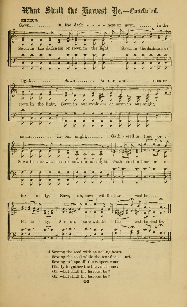 Gospel Hymns No. 2: as used by them in gospel meetings page 91