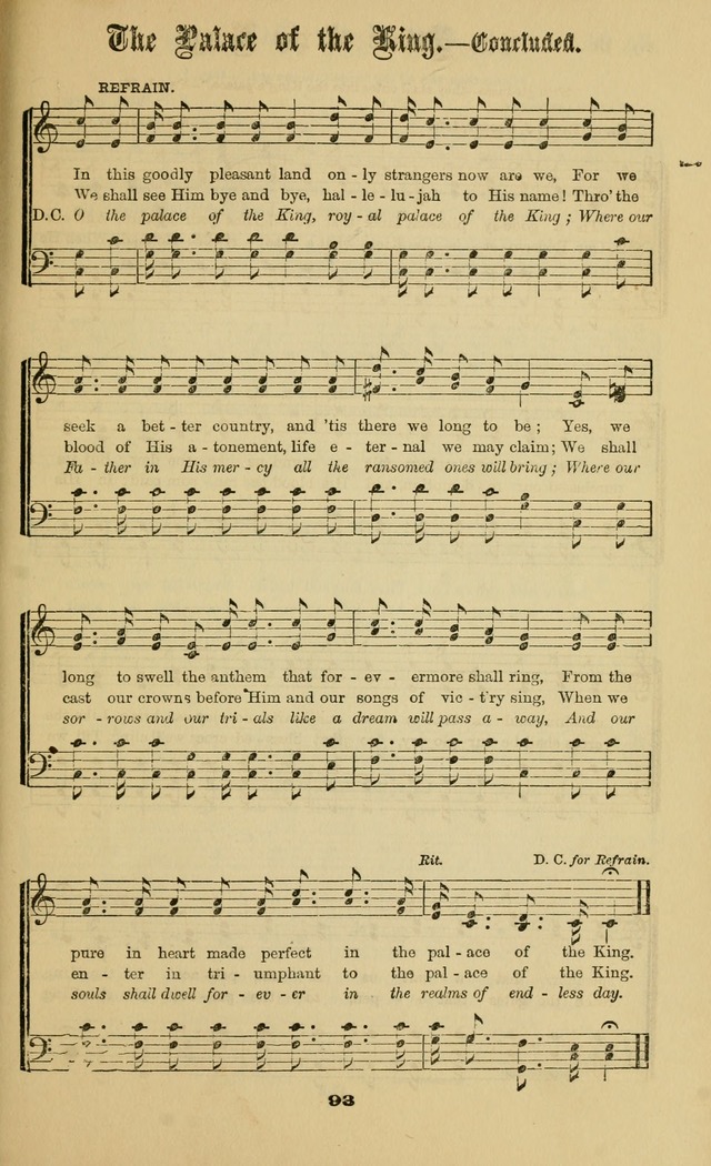 Gospel Hymns No. 2: as used by them in gospel meetings page 93