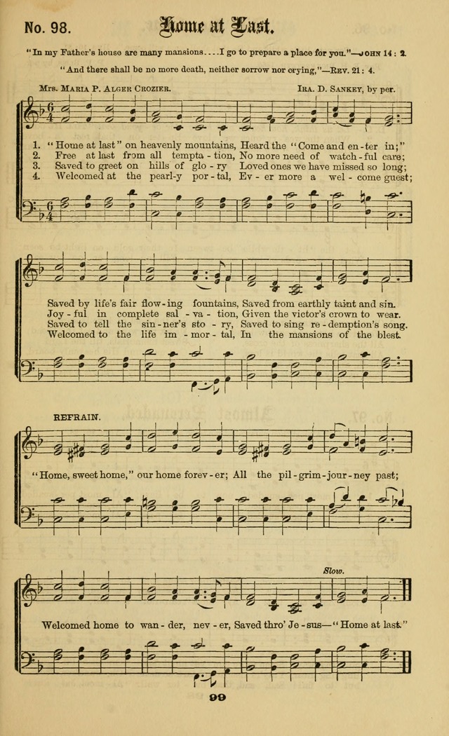 Gospel Hymns No. 2: as used by them in gospel meetings page 99