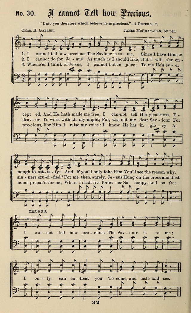 Gospel Hymns No. 3 page 30