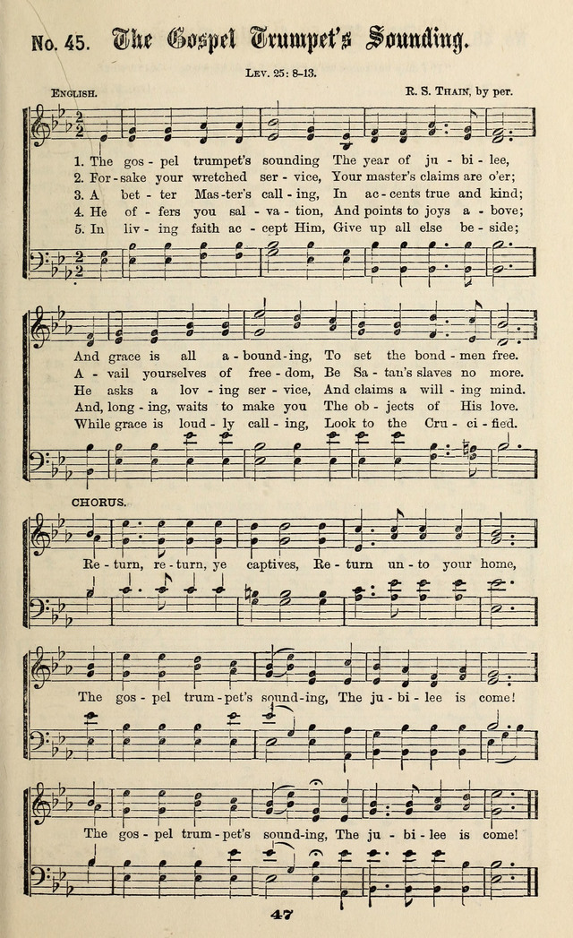 Gospel Hymns No. 3 page 45