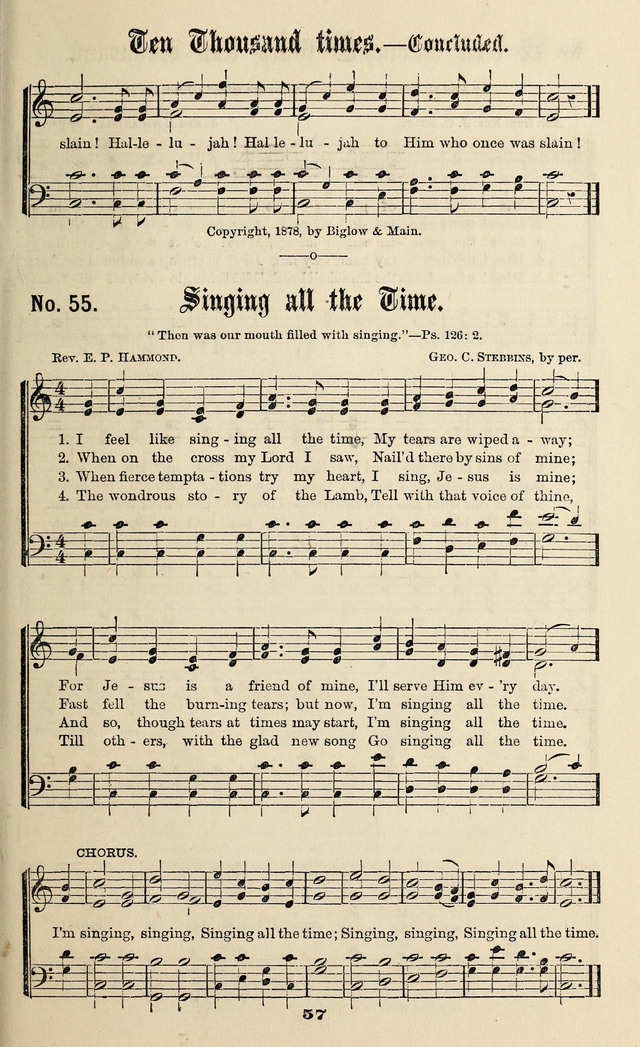 Gospel Hymns No. 3 page 55