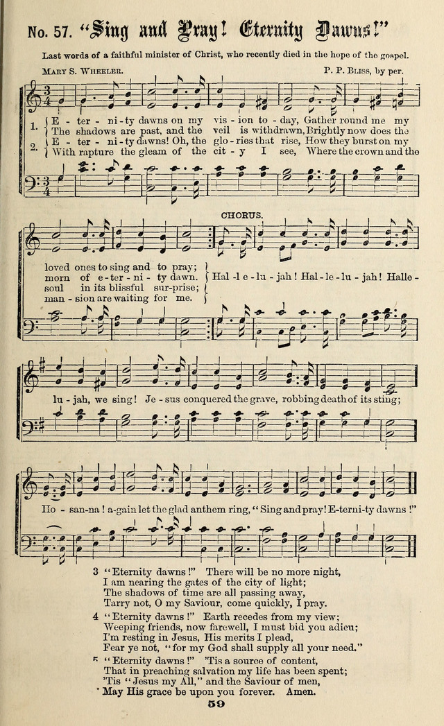 Gospel Hymns No. 3 page 57