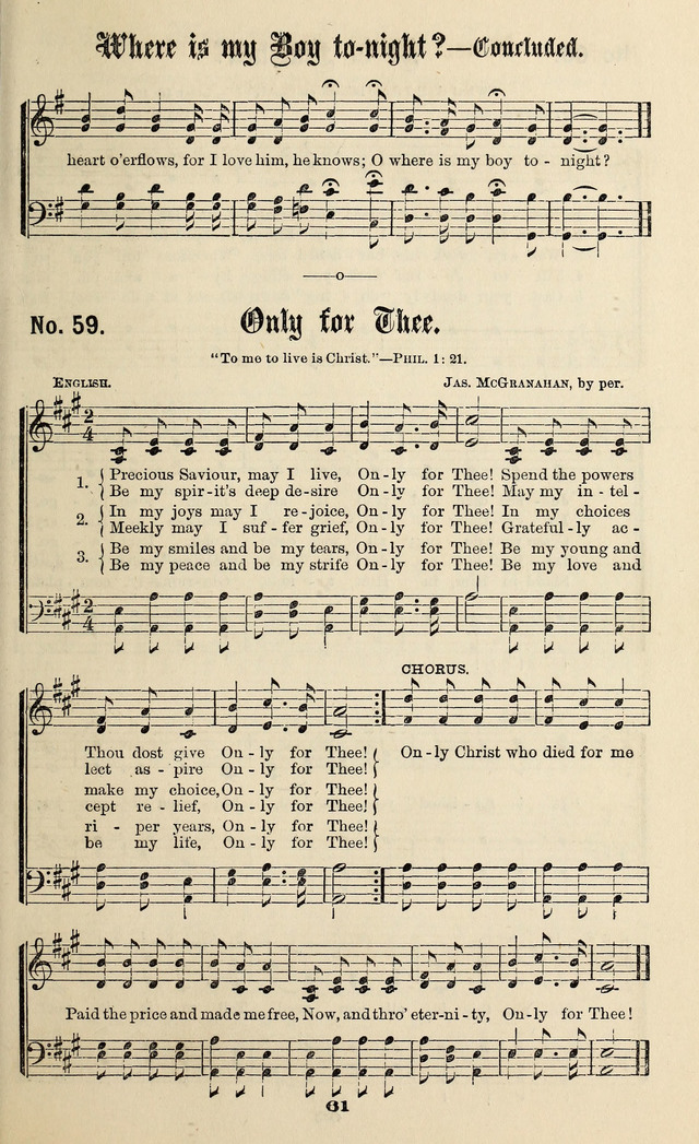 Gospel Hymns No. 3 page 59