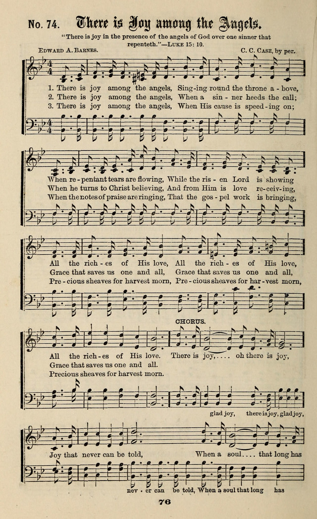 Gospel Hymns No. 3 page 74