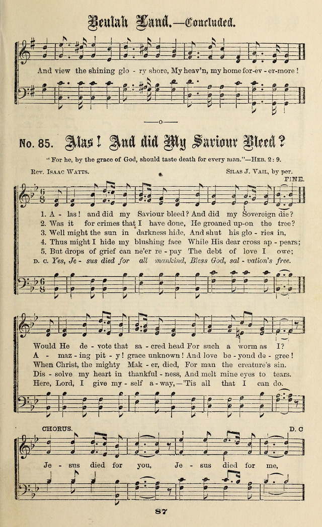 Gospel Hymns No. 3 page 85