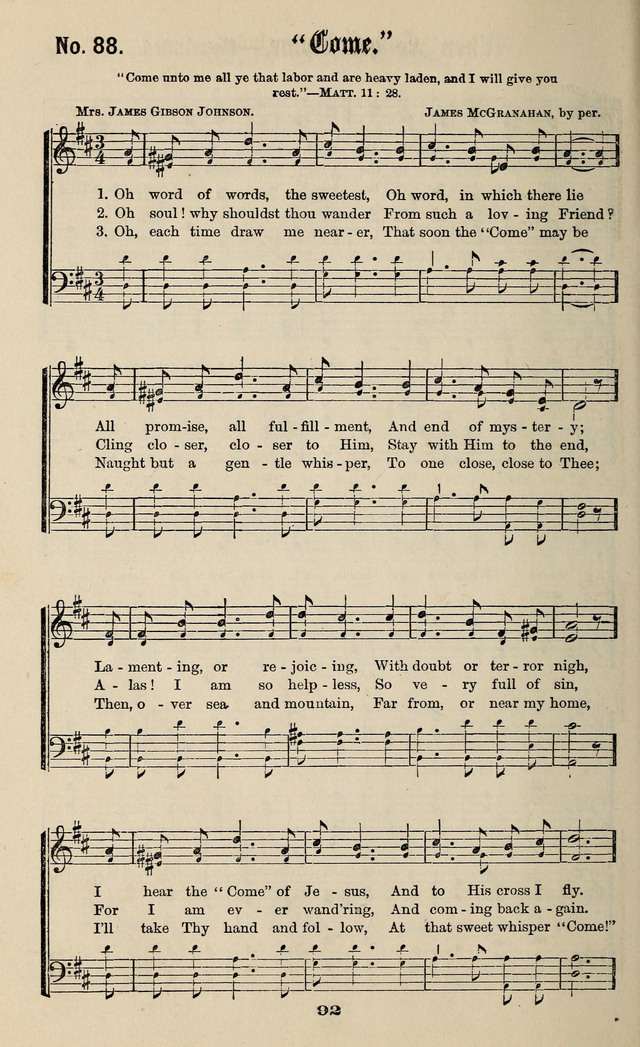 Gospel Hymns No. 3 page 90