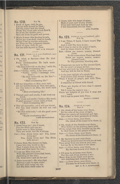 Gospel Hymns No. 4 page 107