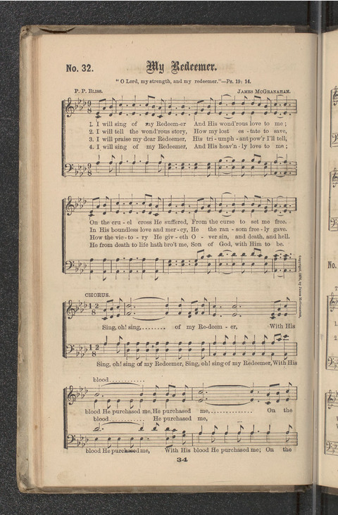 Gospel Hymns No. 4 page 34