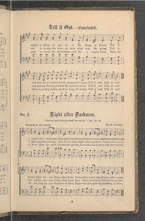 Gospel Hymns No. 4 page 5