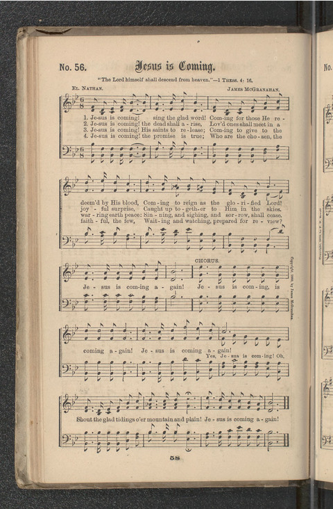 Gospel Hymns No. 4 page 58