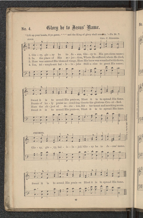 Gospel Hymns No. 4 page 6