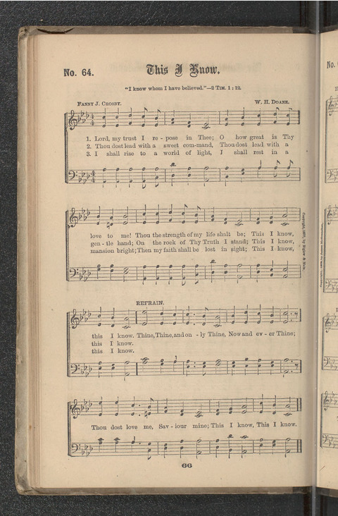 Gospel Hymns No. 4 page 66