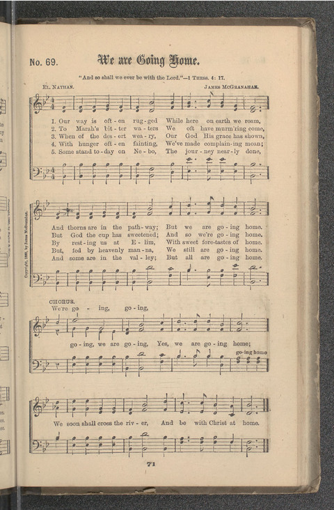 Gospel Hymns No. 4 page 71