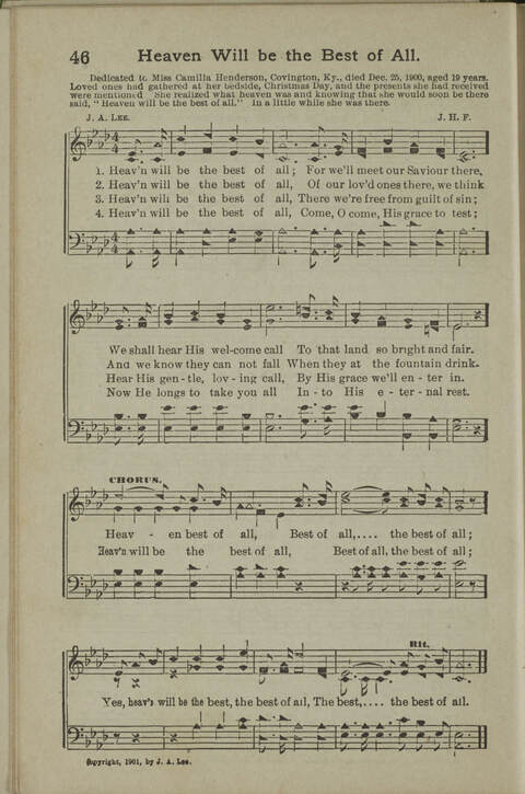 Greatest Hymns: for use in the churches, evangelistic services, Sabbath schools, young people