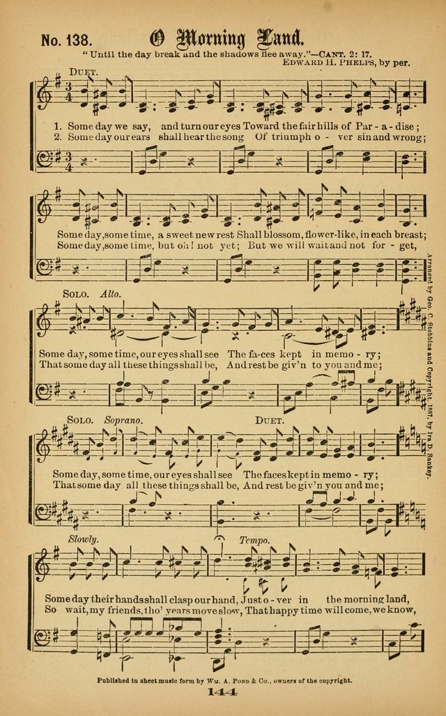 Gospel Hymns No. 5 page 143