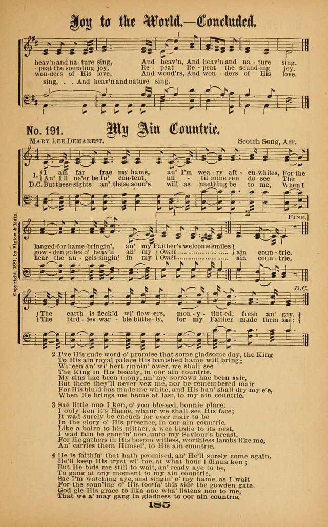 Gospel Hymns No. 5 page 184