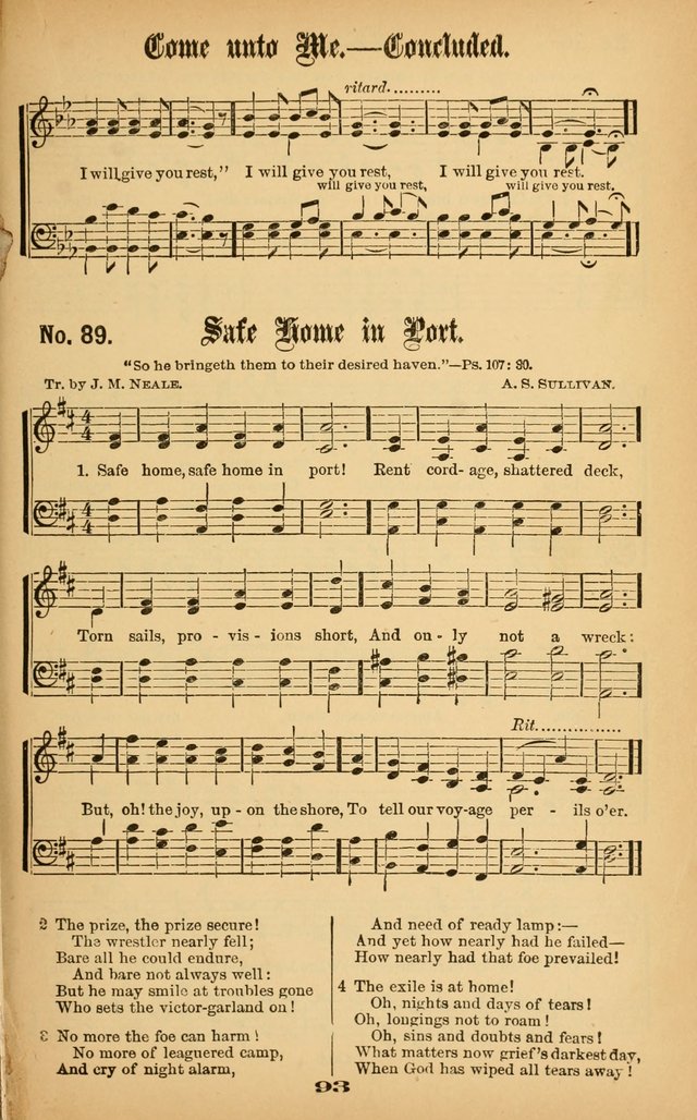 Gospel Hymns No. 5 page 92