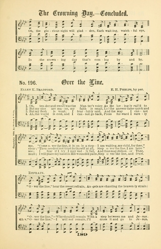 Gospel Hymns Nos. 5 and 6 Combined: for use in gospel meetings and other religious services page 196