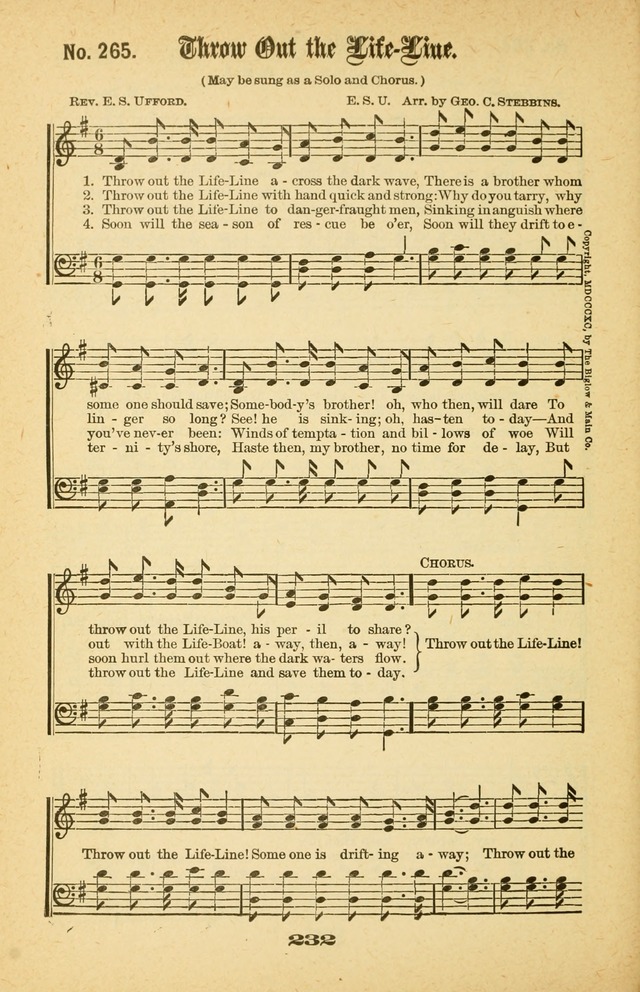 Gospel Hymns Nos. 5 and 6 Combined: for use in gospel meetings and other religious services page 239