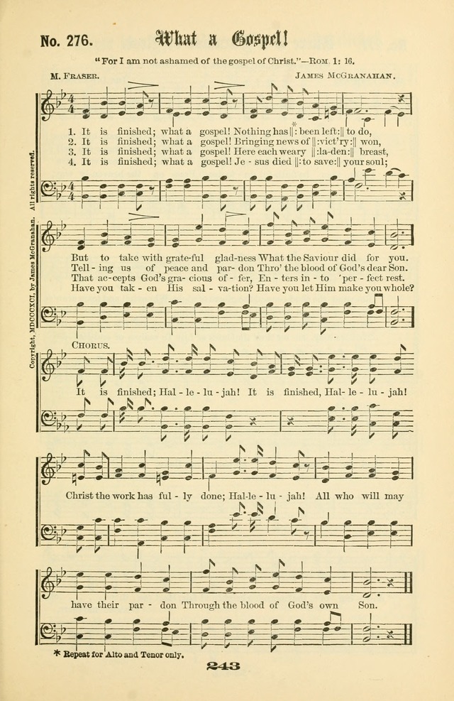 Gospel Hymns Nos. 5 and 6 Combined: for use in gospel meetings and other religious services page 250