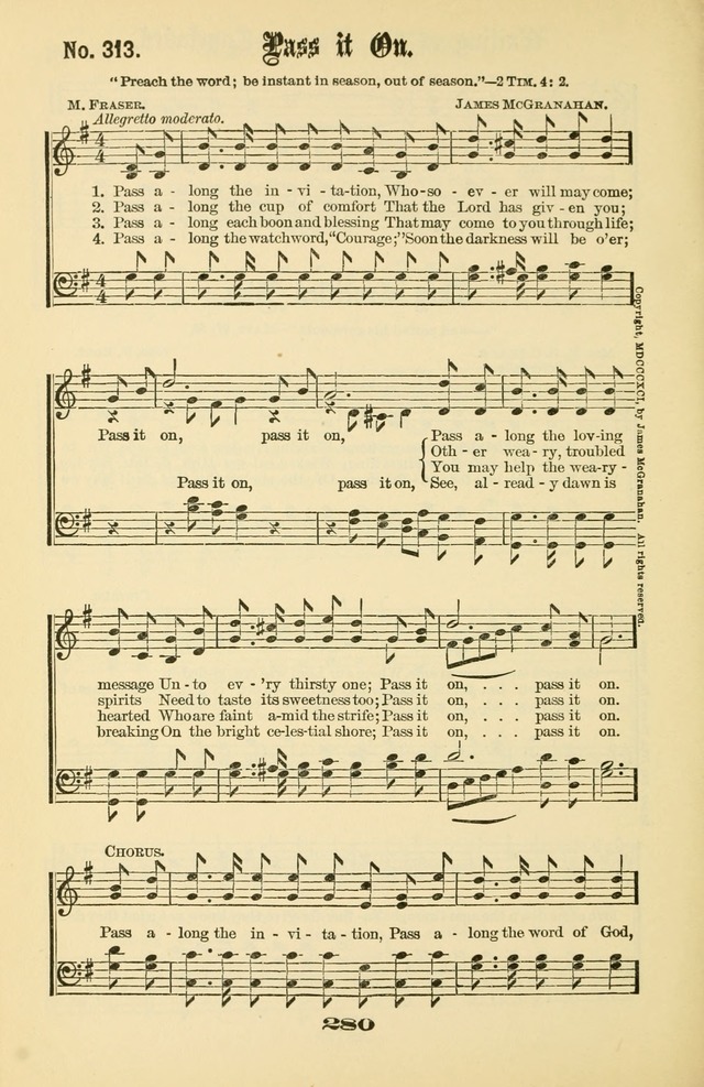 Gospel Hymns Nos. 5 and 6 Combined: for use in gospel meetings and other religious services page 287