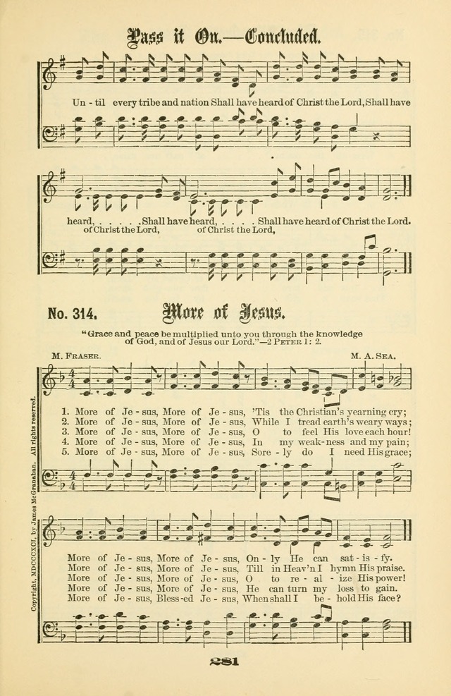 Gospel Hymns Nos. 5 and 6 Combined: for use in gospel meetings and other religious services page 288