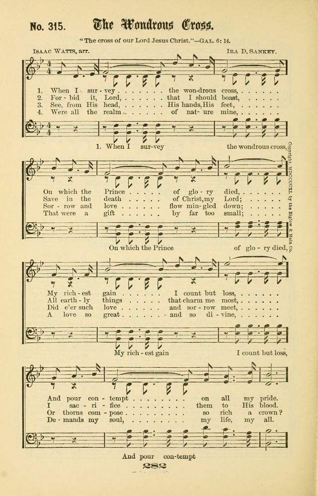 Gospel Hymns Nos. 5 and 6 Combined: for use in gospel meetings and other religious services page 289