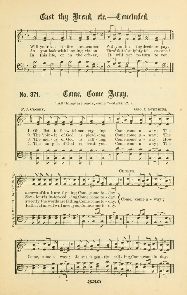 Gospel Hymns Nos. 5 and 6 Combined: for use in gospel meetings and other religious services page 346