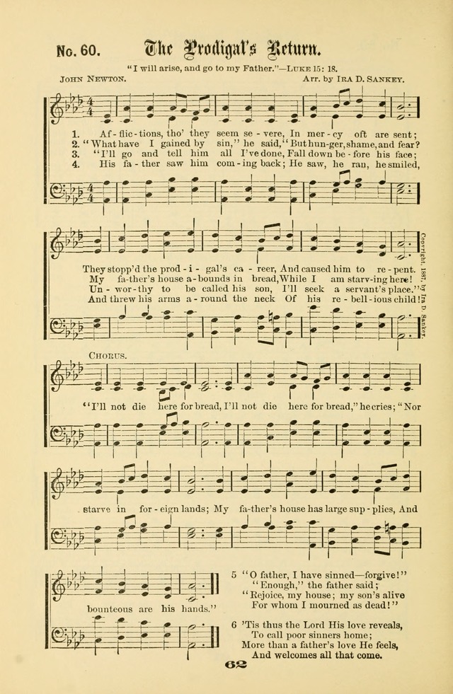 Gospel Hymns Nos. 5 and 6 Combined: for use in gospel meetings and other religious services page 69