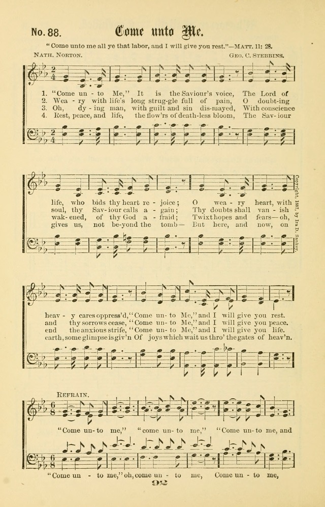 Gospel Hymns Nos. 5 and 6 Combined: for use in gospel meetings and other religious services page 99