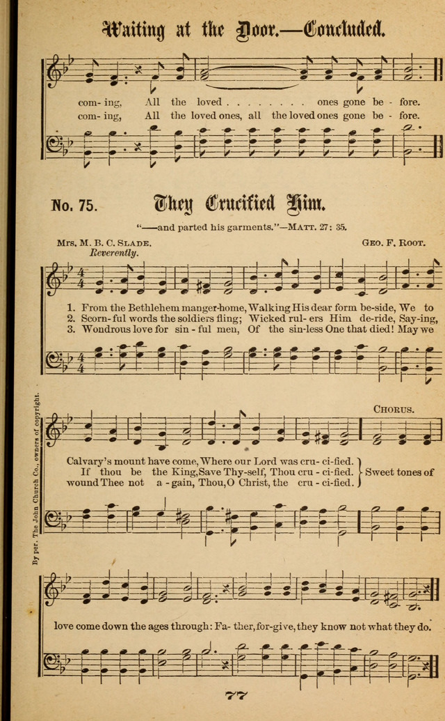 Gospel Hymns No. 6 page 73