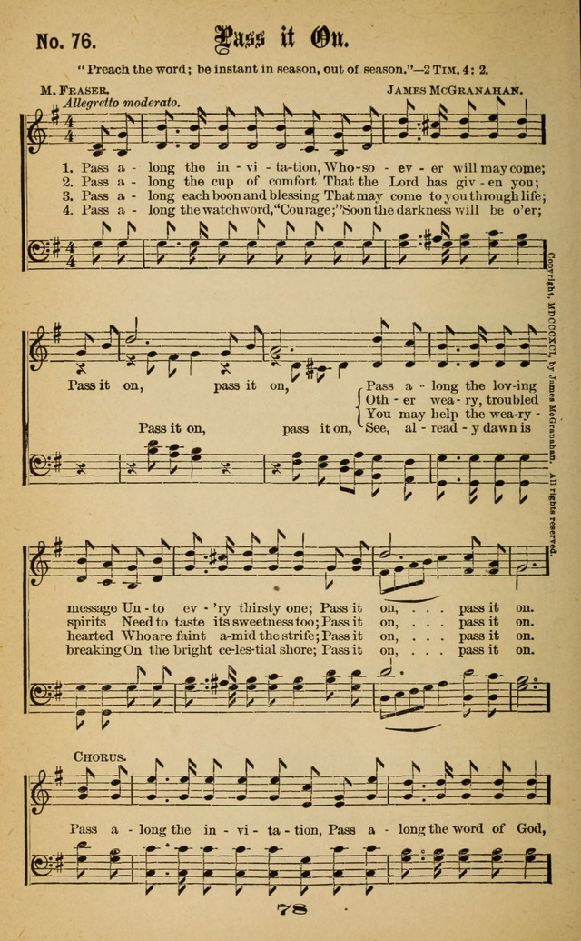 Gospel Hymns No. 6 page 74