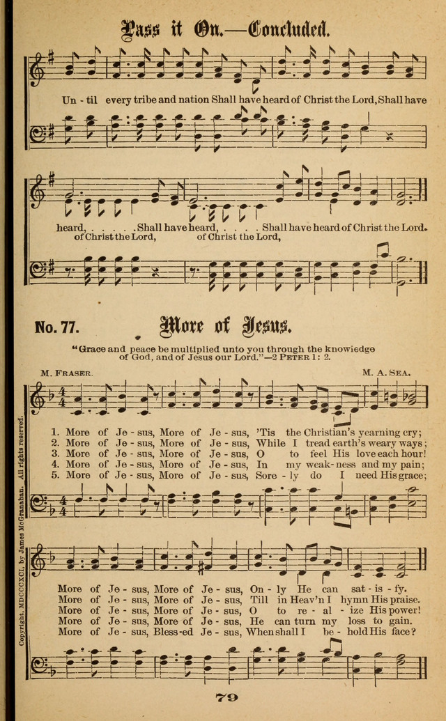 Gospel Hymns No. 6 page 75