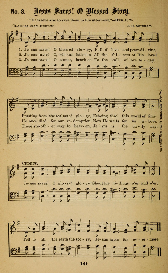 Gospel Hymns No. 6 page 8