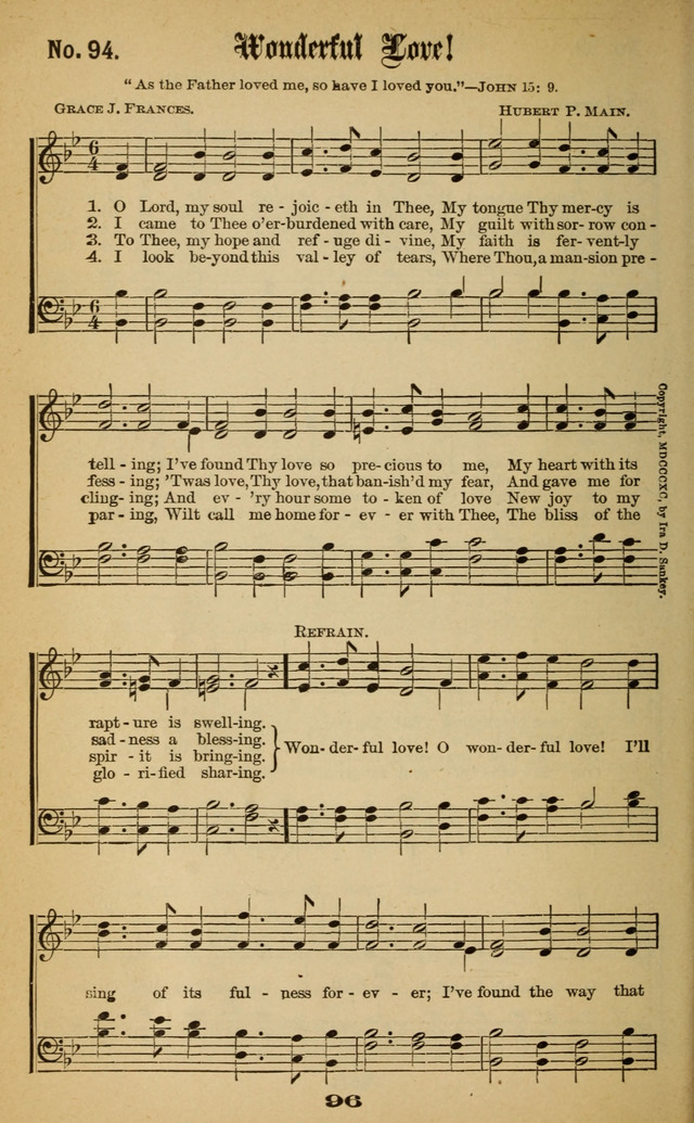 Gospel Hymns No. 6 page 92