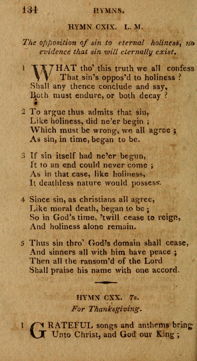 The Gospel Hymn Book: being a selection of hymns, composed by different authors designed for the use of the church universal and adapted to public and private devotion page 136