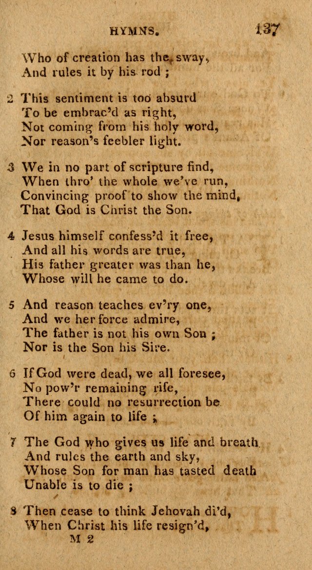 The Gospel Hymn Book: being a selection of hymns, composed by different authors designed for the use of the church universal and adapted to public and private devotion page 139