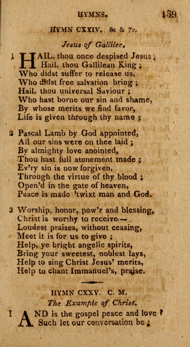 The Gospel Hymn Book: being a selection of hymns, composed by different authors designed for the use of the church universal and adapted to public and private devotion page 141