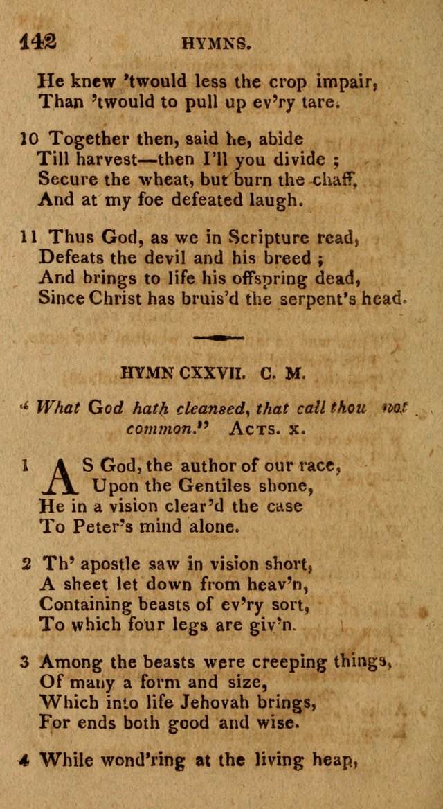 The Gospel Hymn Book: being a selection of hymns, composed by different authors designed for the use of the church universal and adapted to public and private devotion page 144