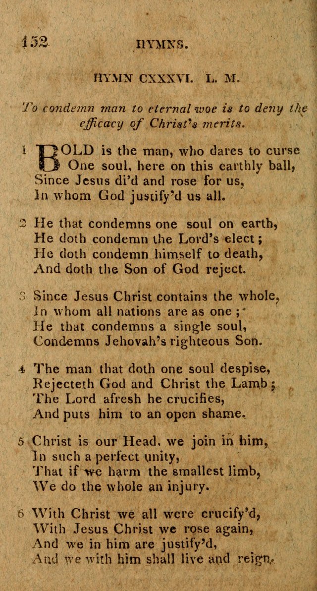 The Gospel Hymn Book: being a selection of hymns, composed by different authors designed for the use of the church universal and adapted to public and private devotion page 154