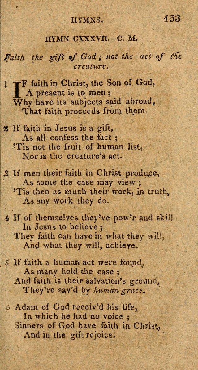 The Gospel Hymn Book: being a selection of hymns, composed by different authors designed for the use of the church universal and adapted to public and private devotion page 155