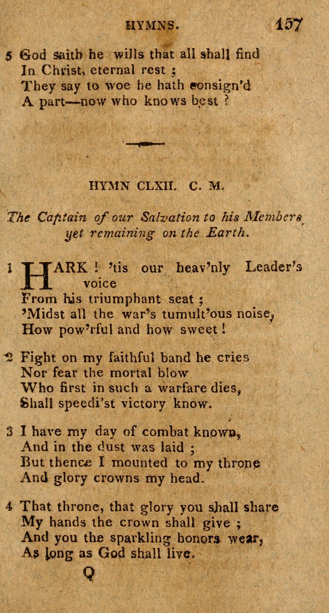 The Gospel Hymn Book: being a selection of hymns, composed by different authors designed for the use of the church universal and adapted to public and private devotion page 159