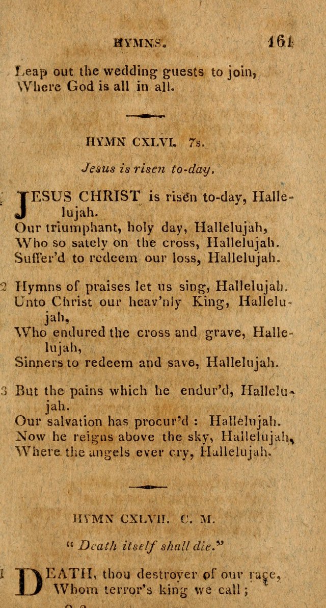 The Gospel Hymn Book: being a selection of hymns, composed by different authors designed for the use of the church universal and adapted to public and private devotion page 163